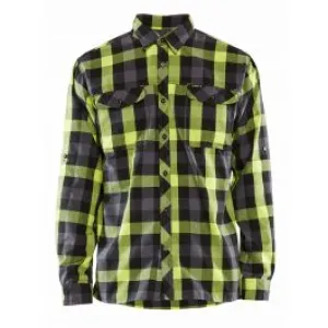 3299&#x20;Work&#x20;Shirt&#x20;Flannel&#x20;Checked&#x20;-&#x20;Bl&#xE5;kl&#xE4;der