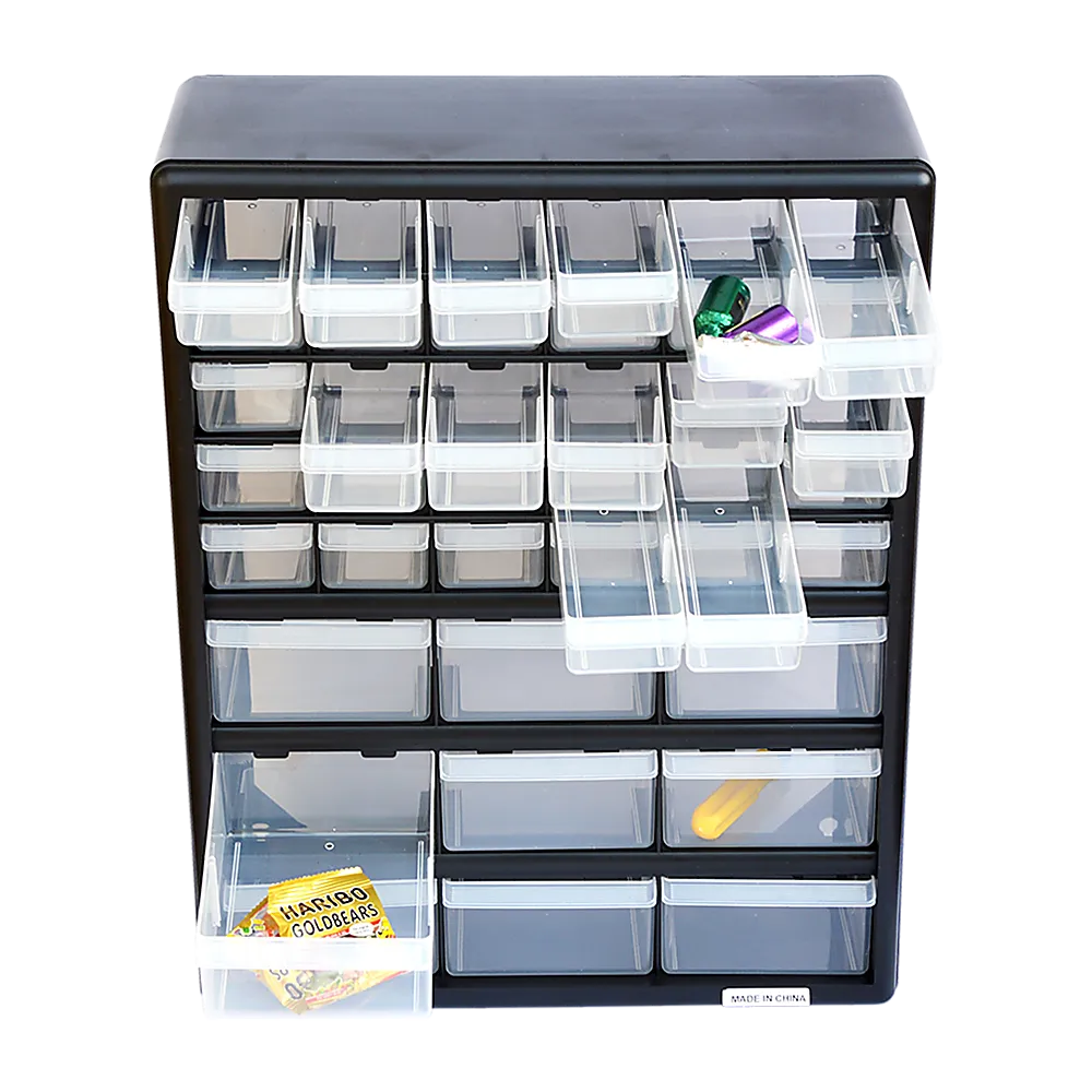 39 Clear Plastic Drawers Storage Cabinet Organizer