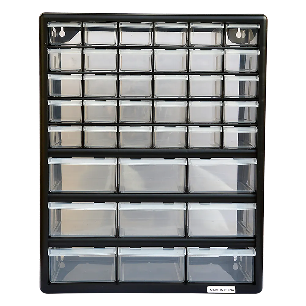 39 Clear Plastic Drawers Storage Cabinet Organizer