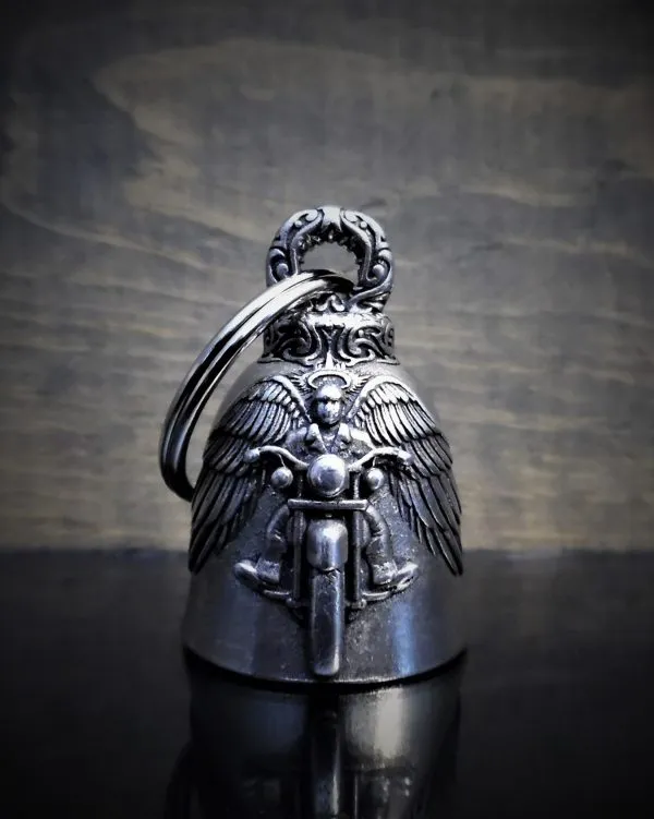 3D Angel Riding Motorcycle Guardian Angel Bell