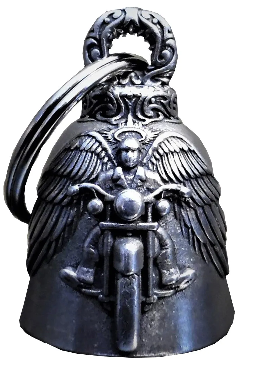 3D Angel Riding Motorcycle Guardian Angel Bell