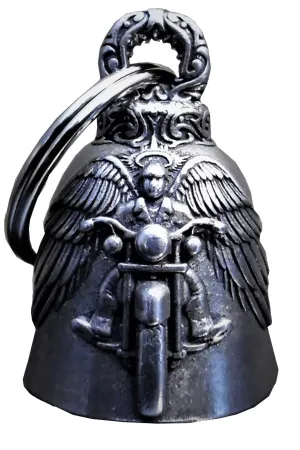 3D Angel Riding Motorcycle Guardian Angel Bell