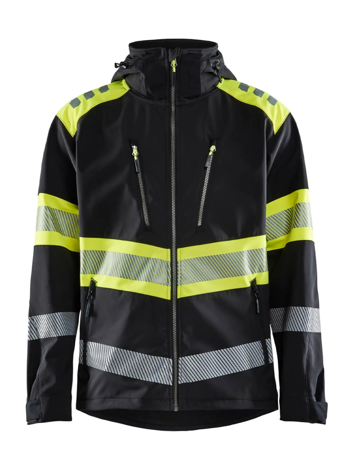 4494-2513&#x20;High&#x20;Vis&#x20;Work&#x20;Jacket&#x20;Softshell&#x20;-&#x20;Bl&#xE5;kl&#xE4;der