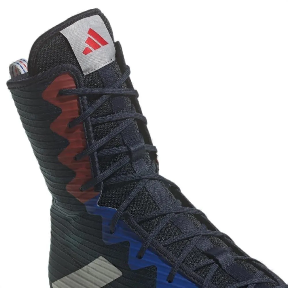 Adidas BOX HOG 4 Boxing Shoes Navy Blue