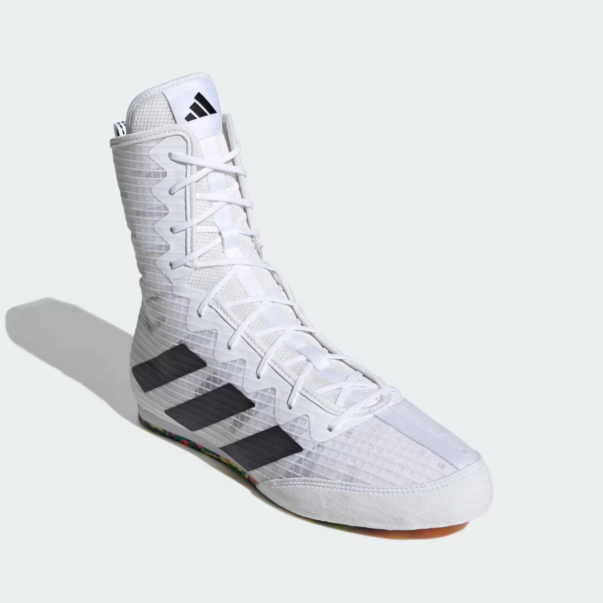 Adidas BOX HOG 4 Boxing Shoes White