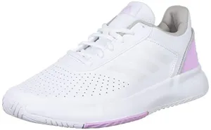 Adidas Women's COURTSMASH Tennis Shoe- FTWWHT/IRIDES/CLELIL, 7 UK