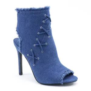 All Fun- Denim Bootie
