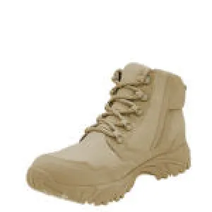 ALTAI™ 6″ Tan Zip Up Work Boots-low top (Model: MFM100-ZS)