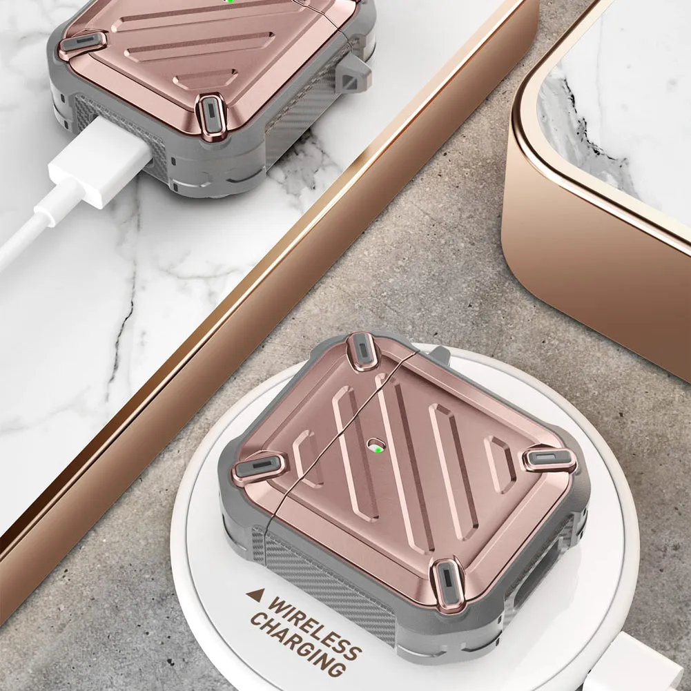 Apple AirPods 1 & 2 Unicorn Beetle Pro Rugged Case-Rose Gold