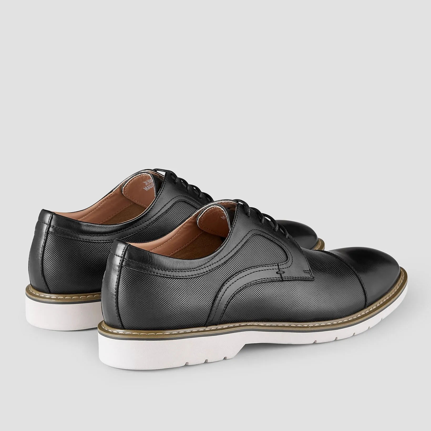 AQ by Aquila Jonson Leather Dress Shoes in Black