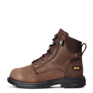 'Ariat' Women's 6" Casey EH Metguard Comp Toe - Distressed Brown