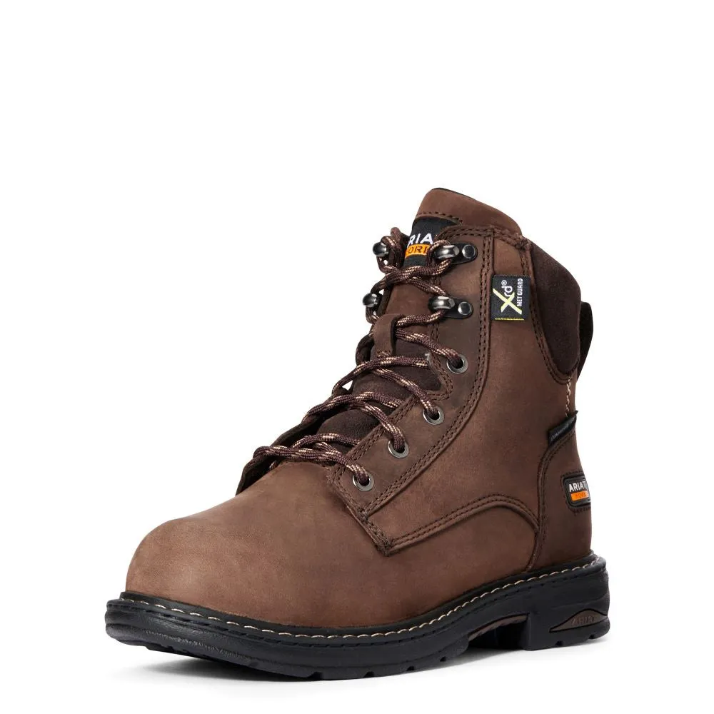 'Ariat' Women's 6" Casey EH Metguard Comp Toe - Distressed Brown