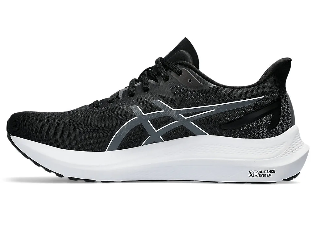 Asics Men's GT-2000 12 Extra wide (4E) Running Shoes in Black/Carrier Grey