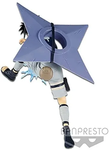Banpresto Naruto Vibration Stars-Uchiha Sasuke-, Multiple Colors (BP17427)