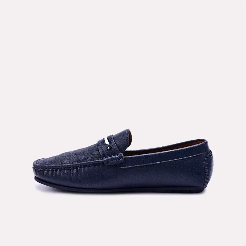 Berenger Blue Penny Loafers 0130869