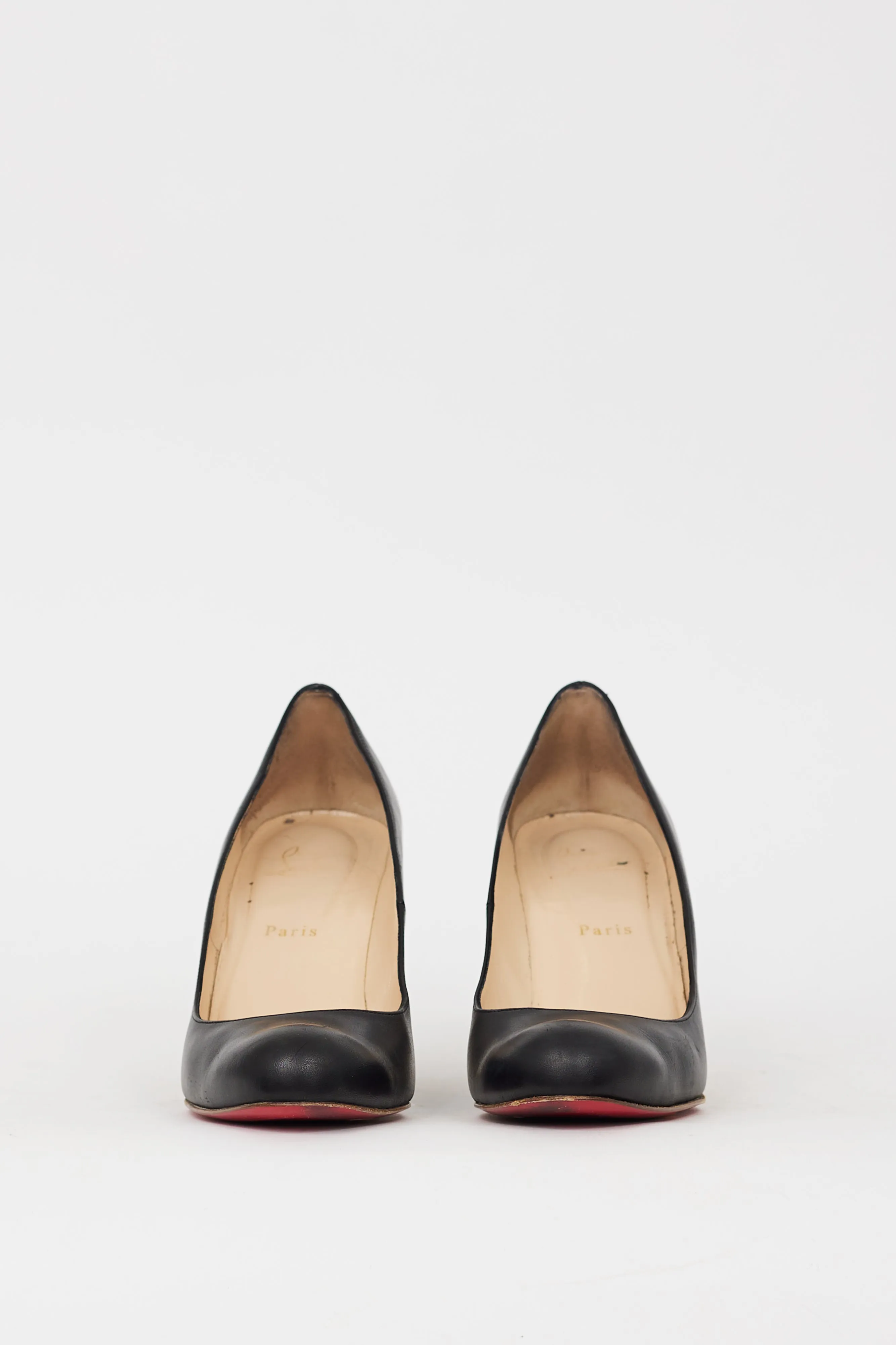 Black & Beige Wooden Miss Boxing Wedge Heel