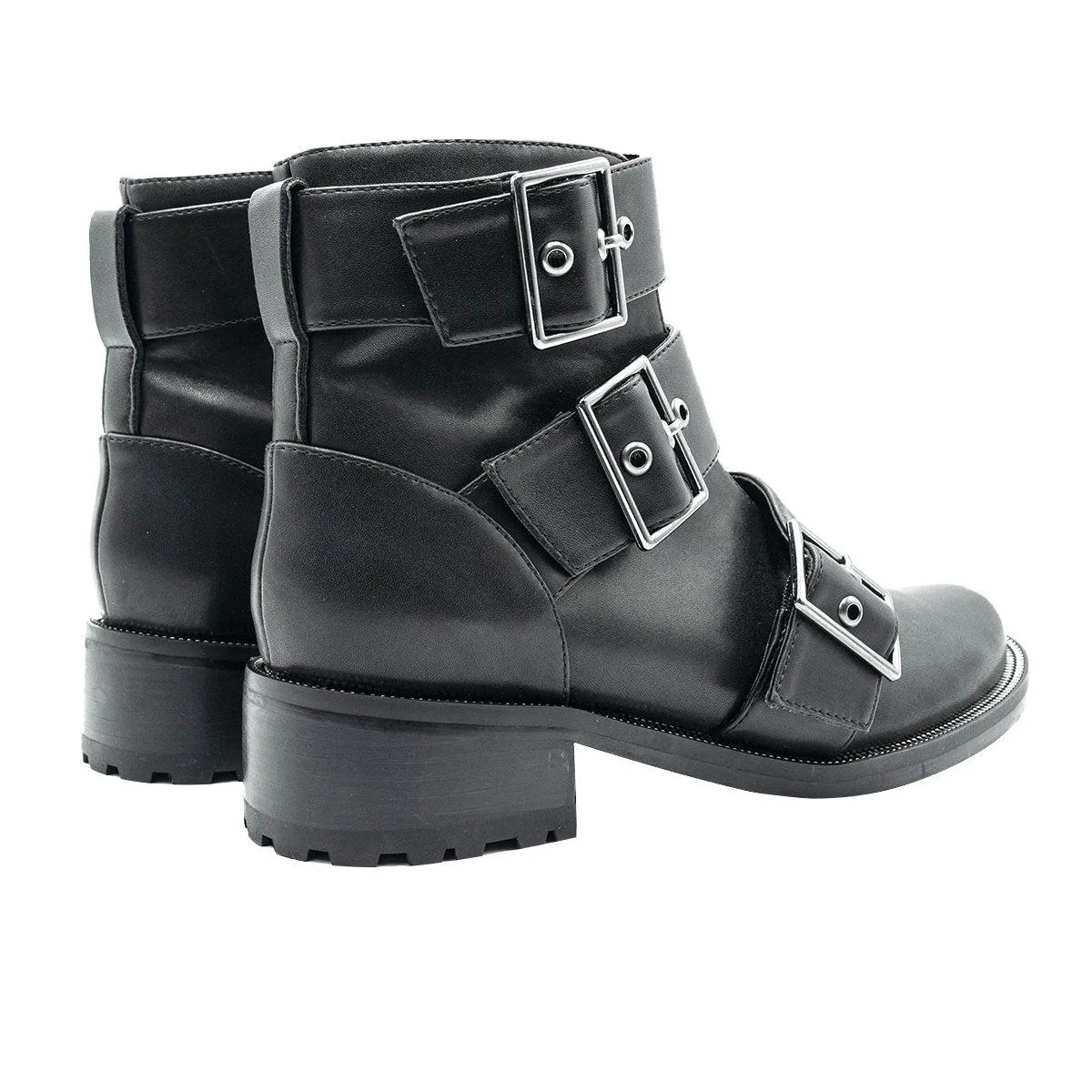 Blondo Camila Riding Ankle Boots Leather Black Colour For Women