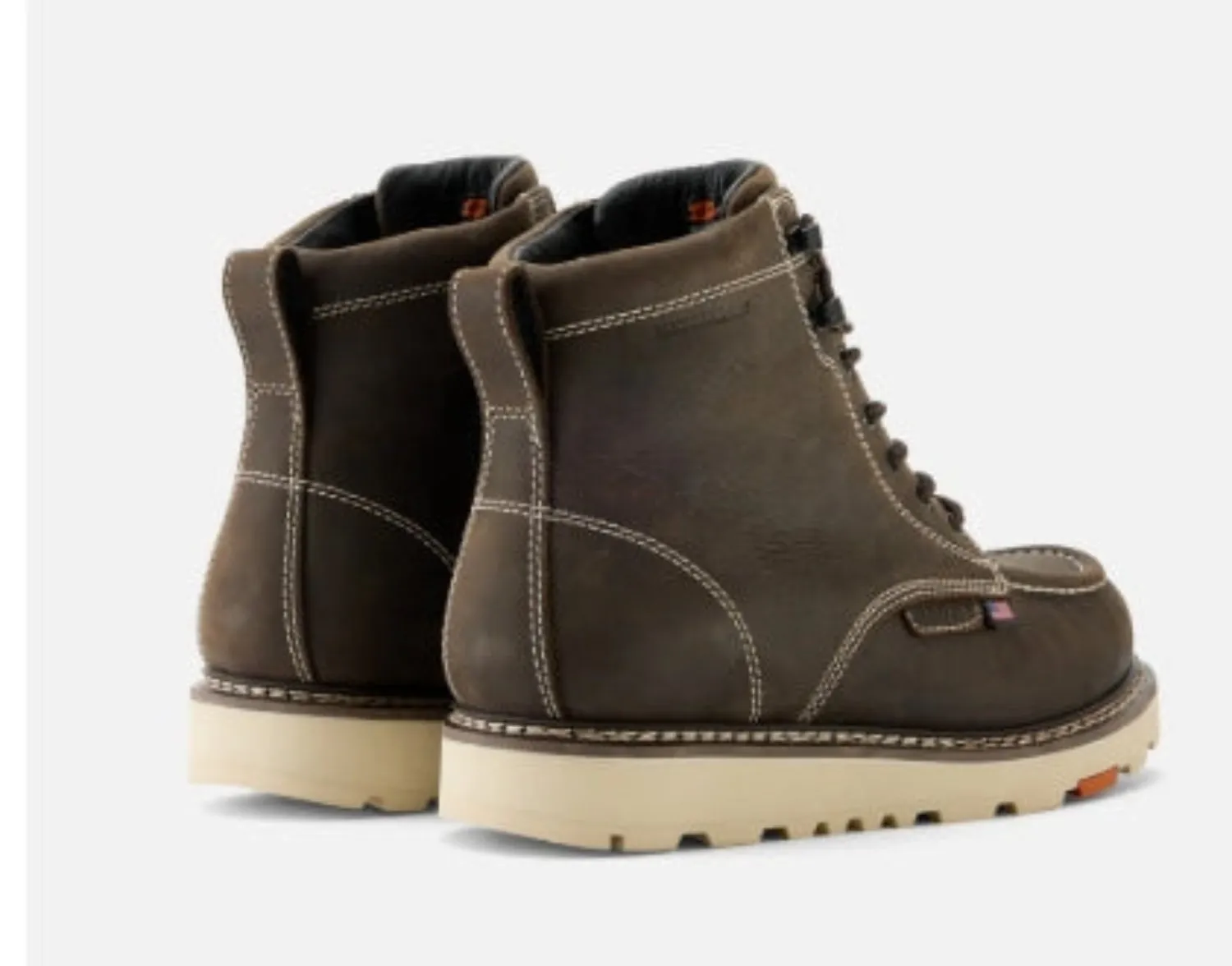 BRUNT Men's Marin USA Welted 6" Waterproof Comp Toe Work Boot