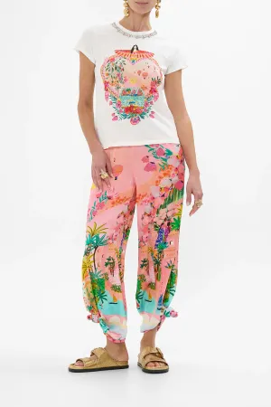 Camilla Slim Fit Round Neck T-Shirt - Sister Sunset