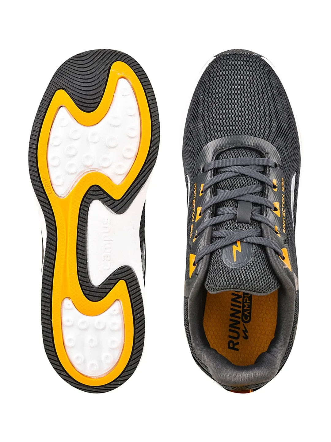 CAMP-PRIDE Grey Men's Running Shoes