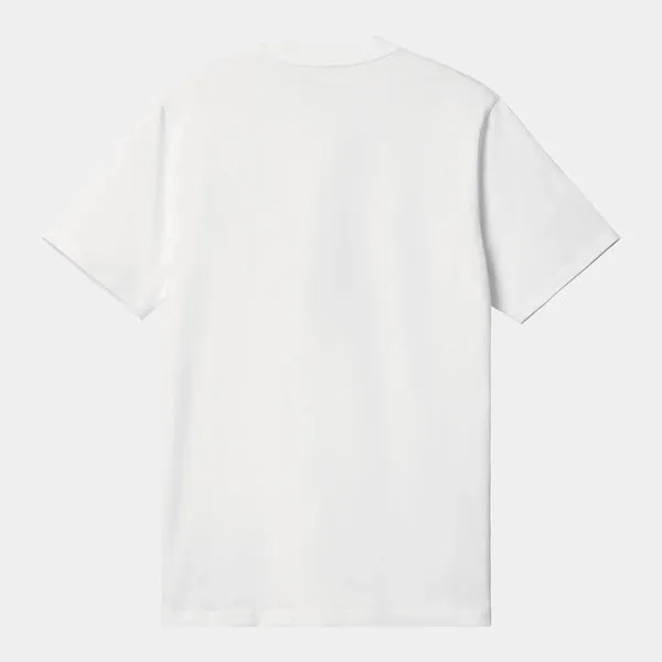Carhartt WIP Piece of Work T-Shirt - White / Black