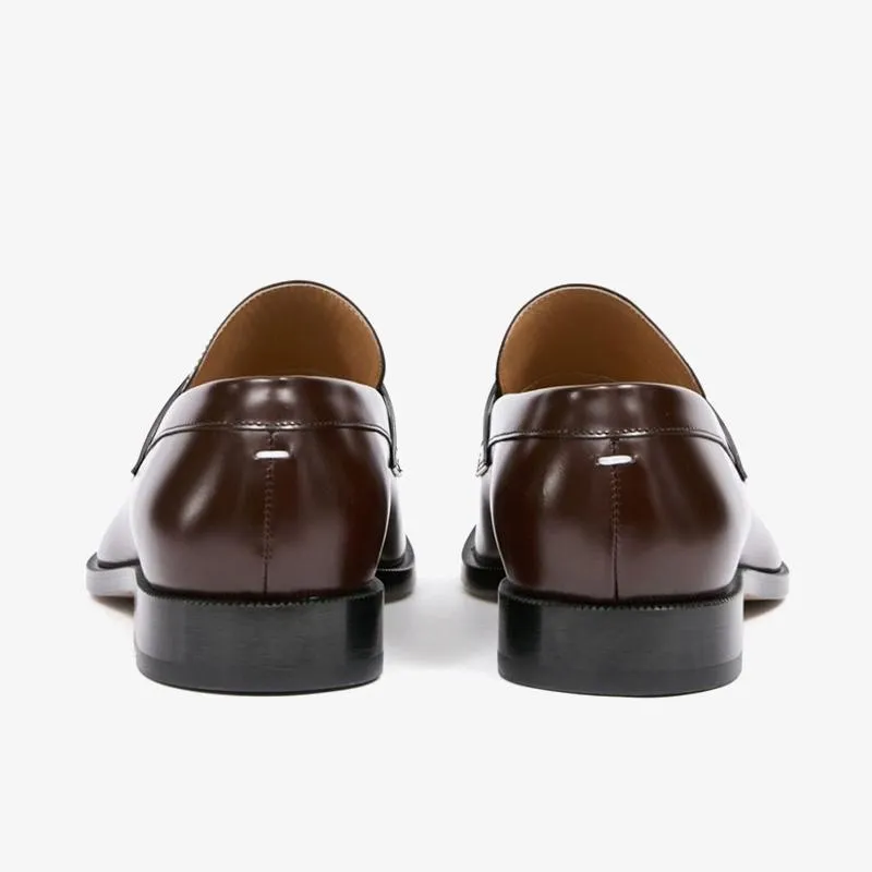 Chocolate Brown Slip-On Loafers