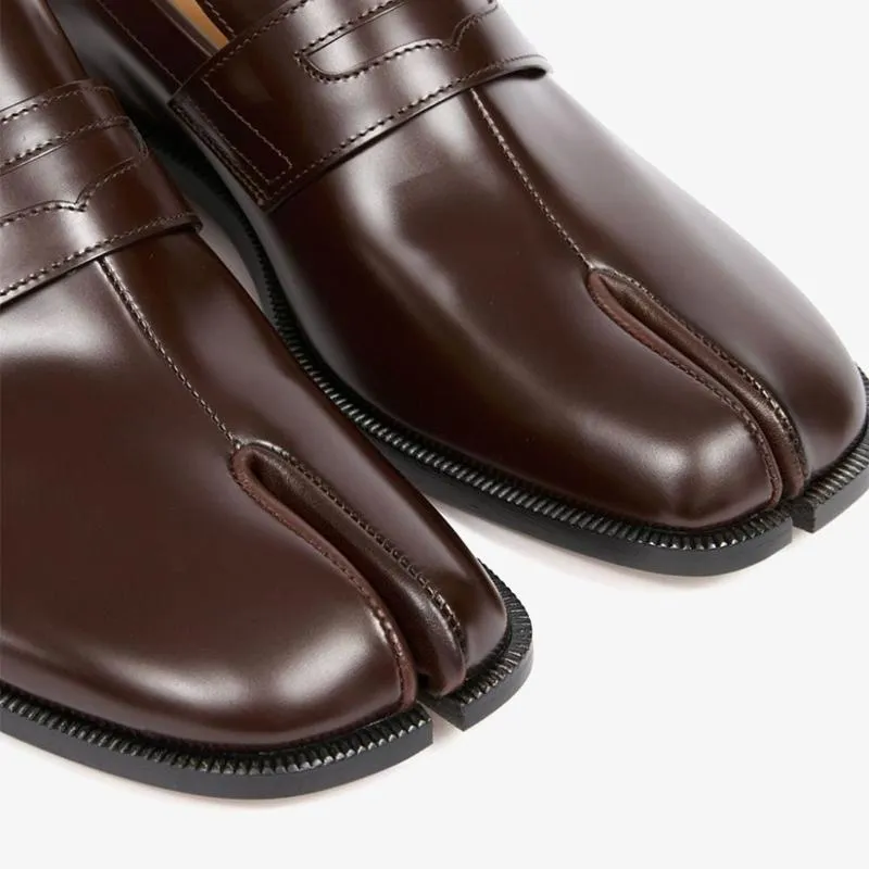 Chocolate Brown Slip-On Loafers