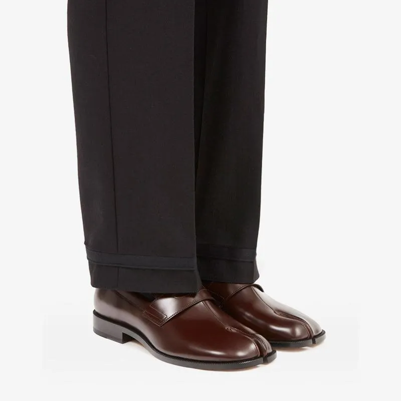 Chocolate Brown Slip-On Loafers