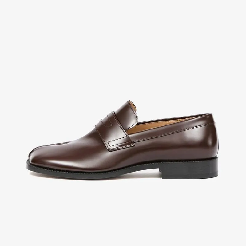Chocolate Brown Slip-On Loafers