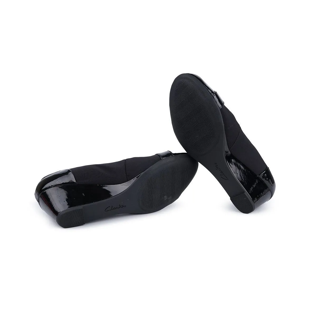 Clarks Fores Poppy Wedge Heels
