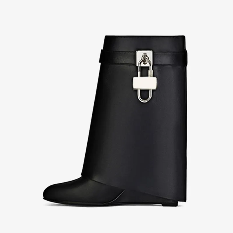 Classic Black Slip-On Ankle Boots