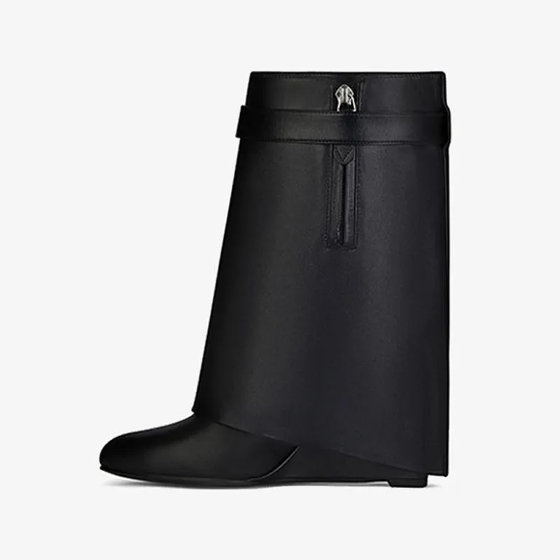 Classic Black Slip-On Ankle Boots