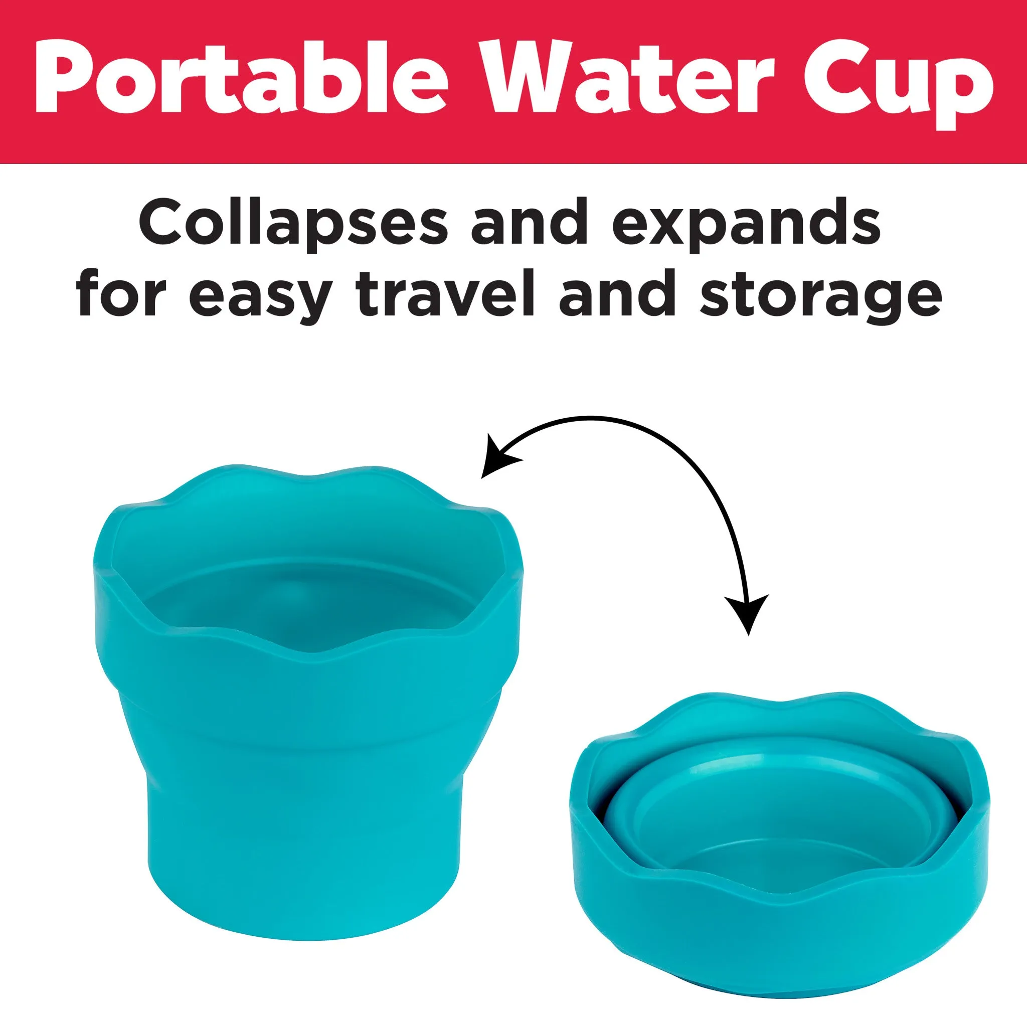 Clic & Go Water Cup, Turquoise - #181580