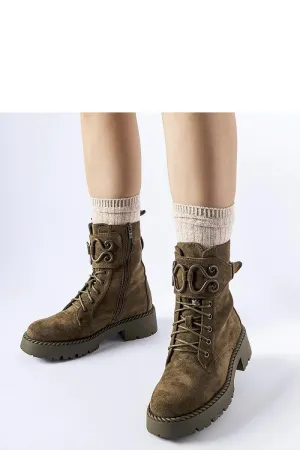 Dark green decorative eco-suede baggers