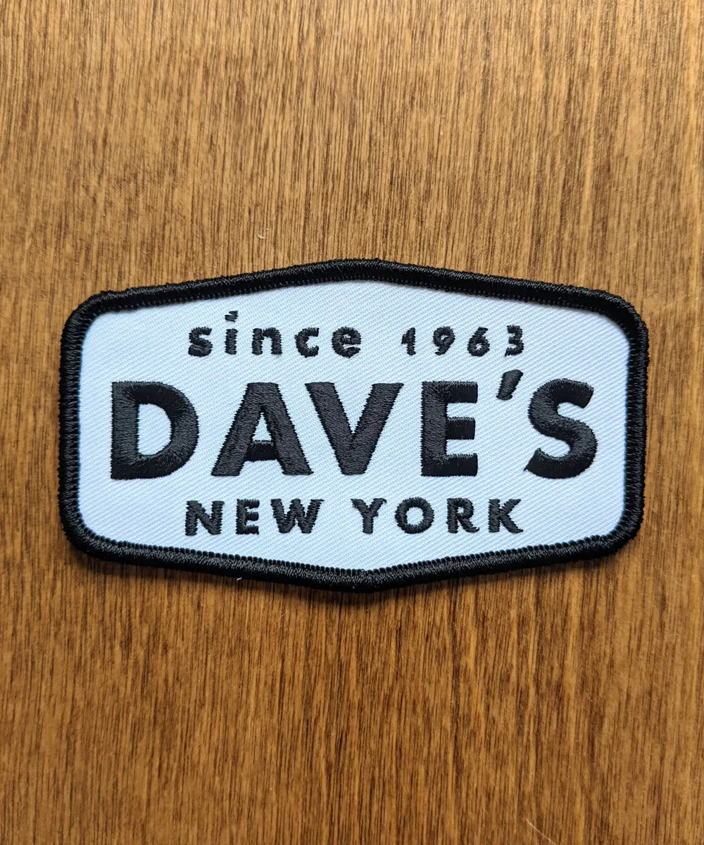 Dave&#39;s New York Classic Work Logo Patch - Black