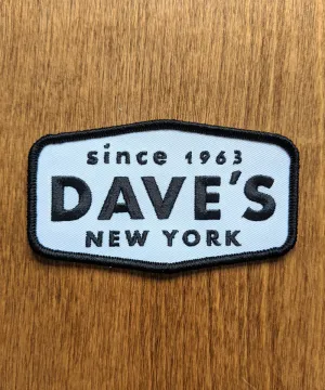 Dave&#39;s New York Classic Work Logo Patch - Black