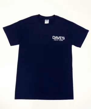 Dave’s New York Work Logo Short Sleeve T-Shirt - Navy