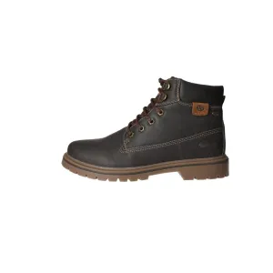 Dockers By Gerli Combat Rain Boots Leather Brown Colour For Men