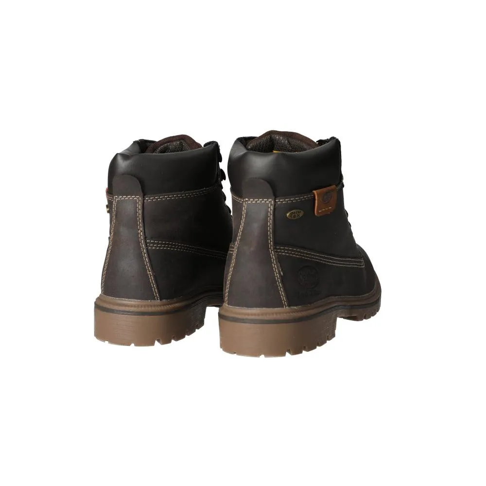 Dockers By Gerli Combat Rain Boots Leather Brown Colour For Men