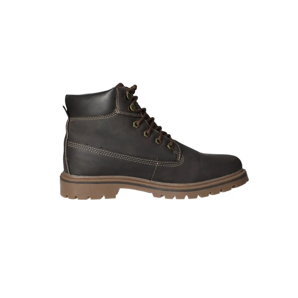 Dockers By Gerli Combat Rain Boots Leather Brown Colour For Men