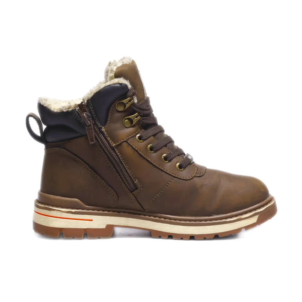Dockers Snow Boots Leather Brown Colour For Kids