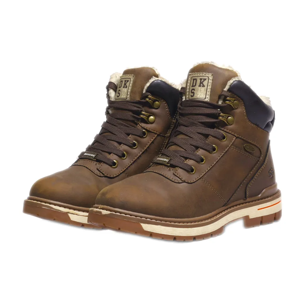 Dockers Snow Boots Leather Brown Colour For Kids