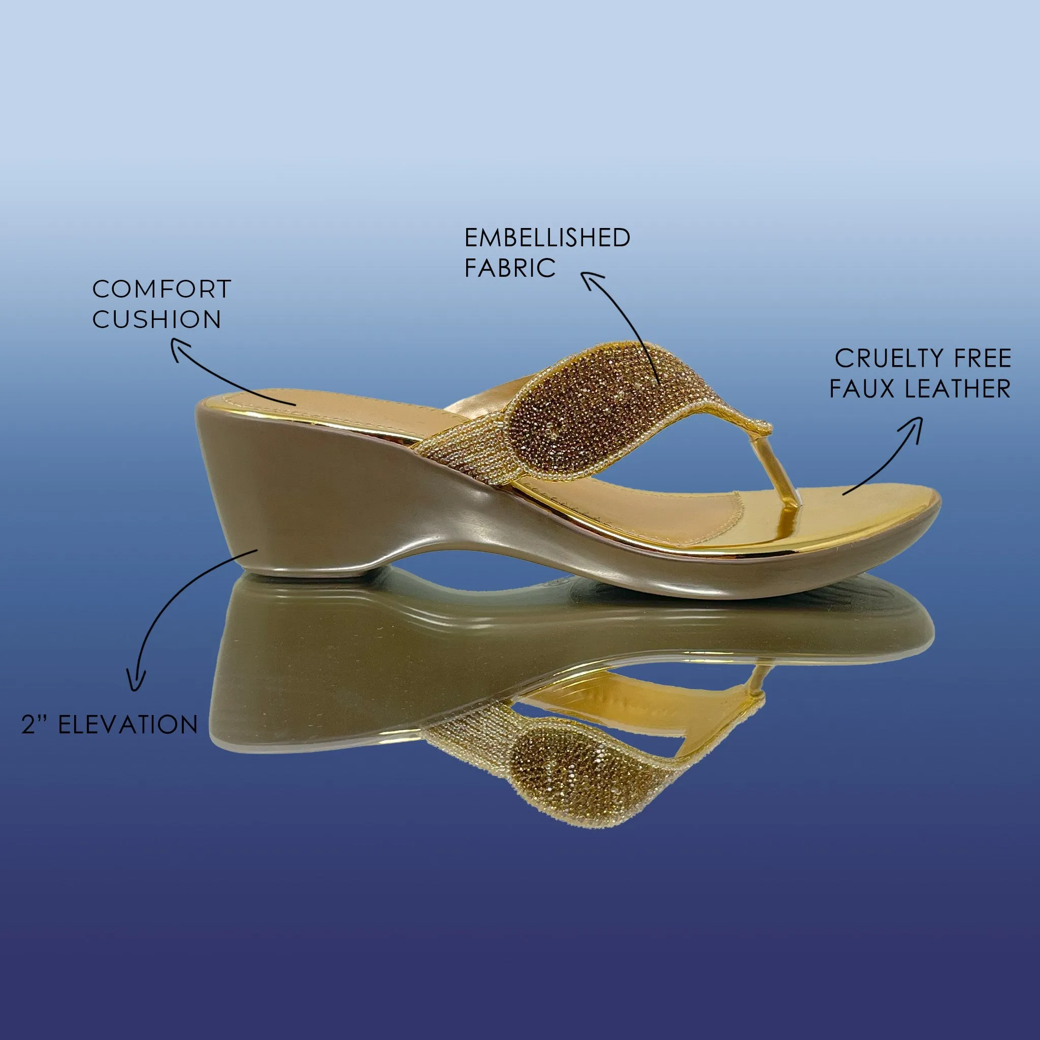 Doré Blush Wedges
