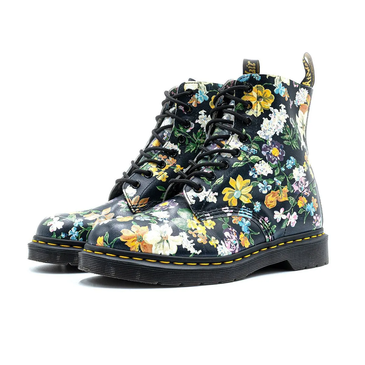 Dr. Martens Darcy Floral Ankle Boots Leather Multicolour Colour For Men