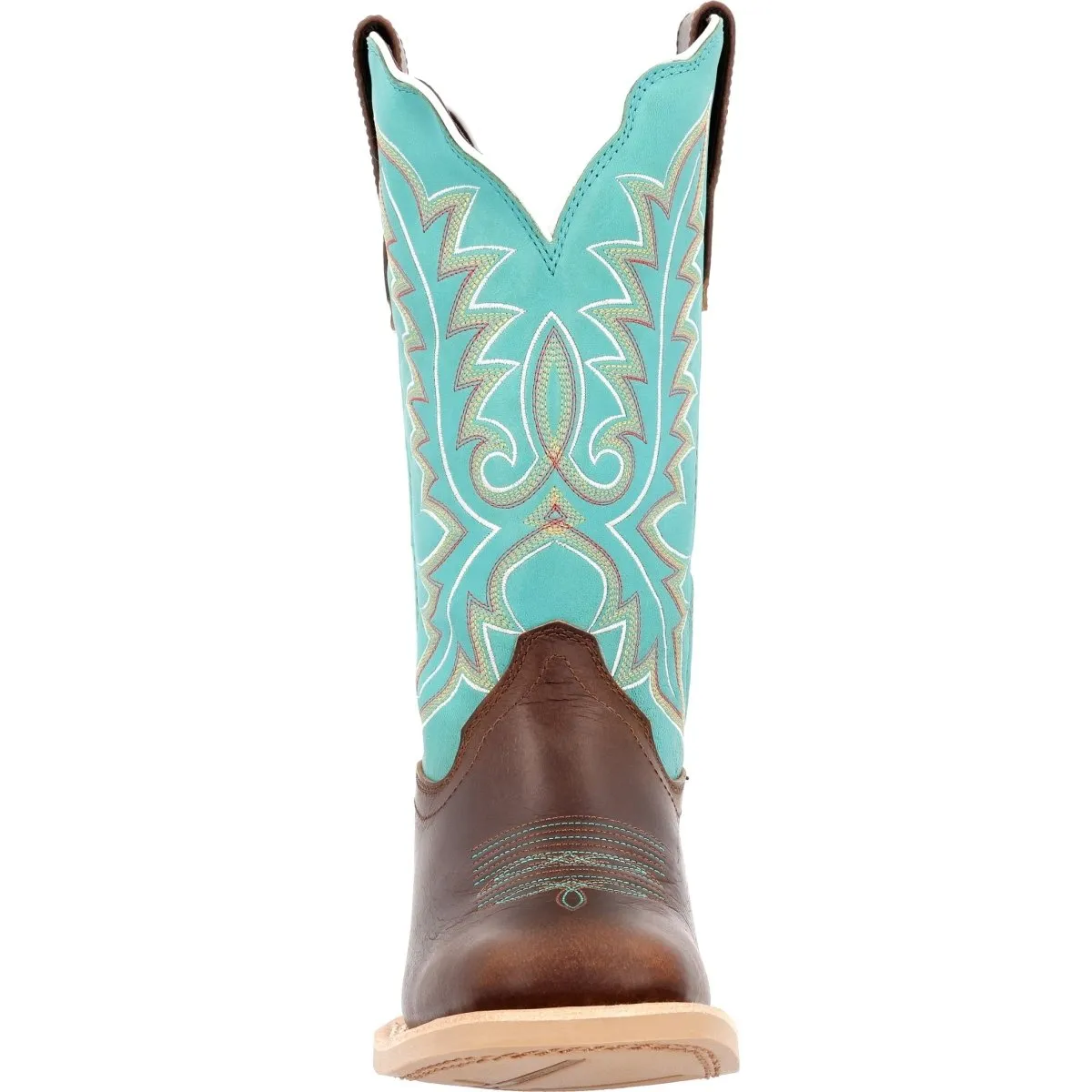 Durango Lady Rebel Pro Women's 12" Western Boots Drd0443 In Bay Brown And Arctic Blue