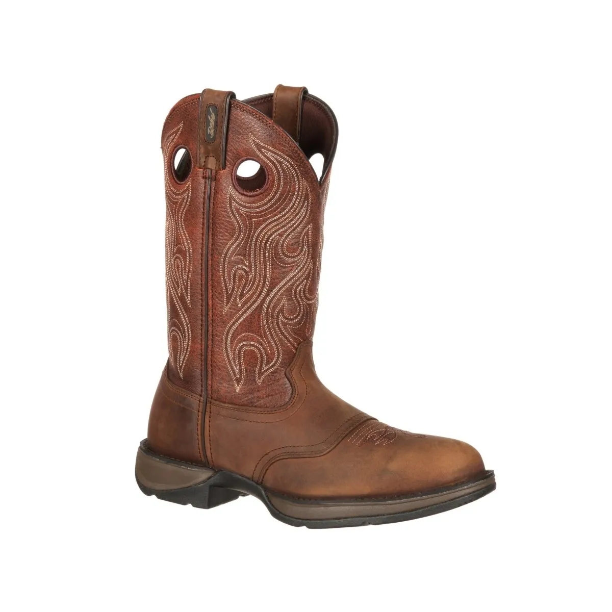 Durango Rebel Men's Brown Saddle Western Boots Db5474 In Dusk Velocity And Bark Brown