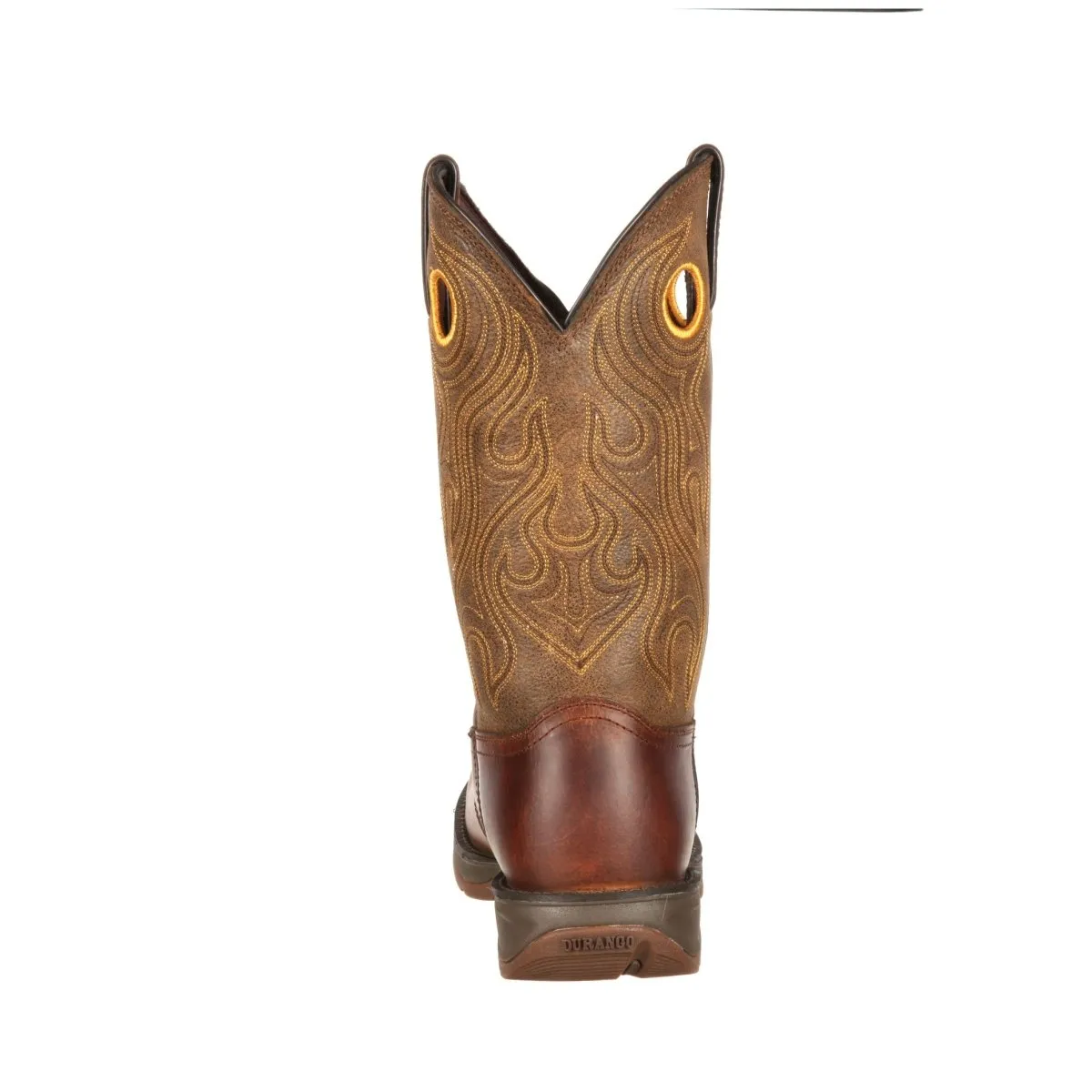 Durango Rebel Men's Pull-on Western 12" Work Boots Db5468 In Sunset Velocity And Trail Brown