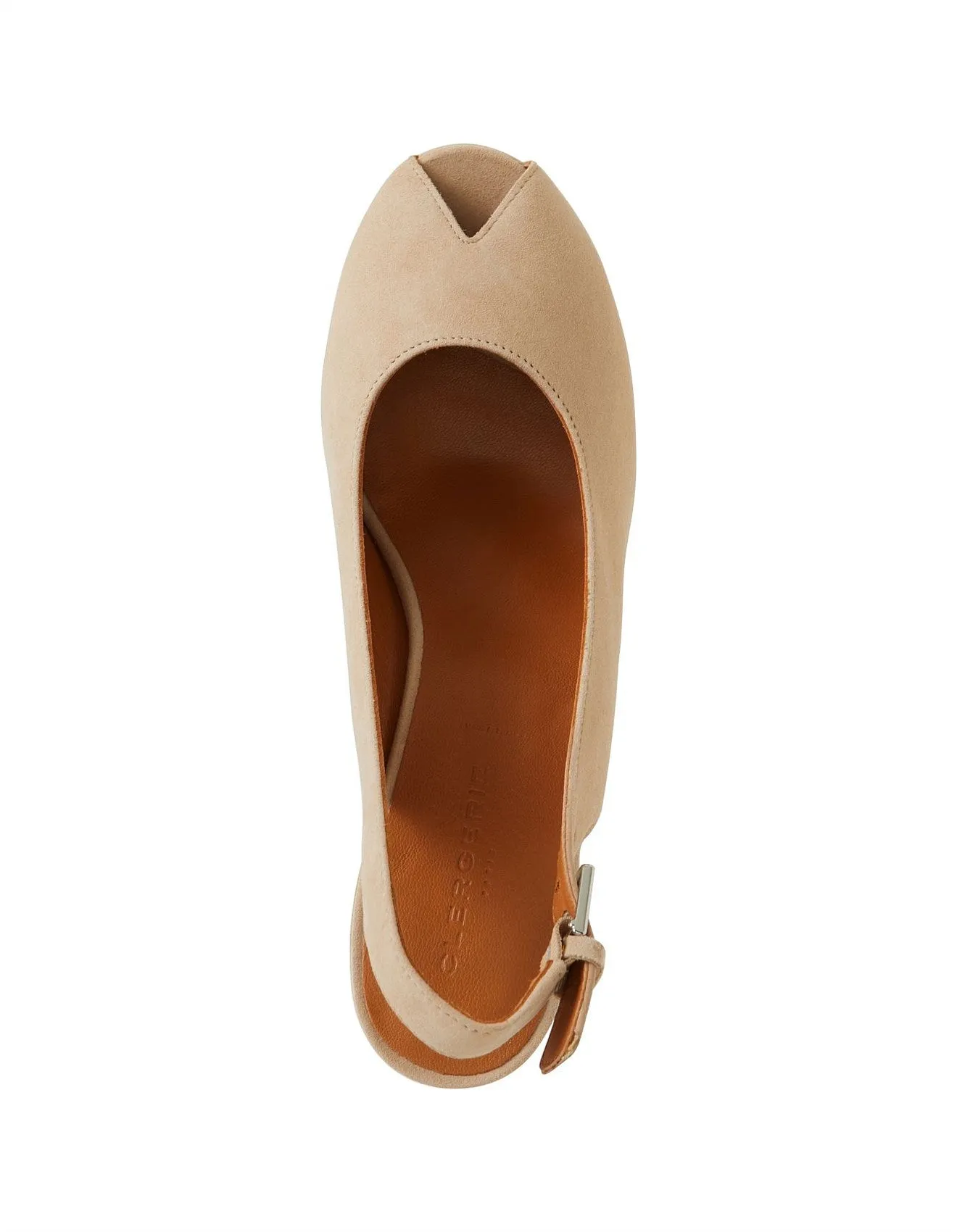 Dylan Nude Suede Platform Sandals