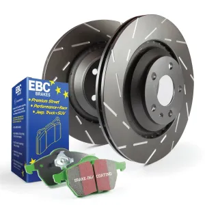 EBC Brakes S2KR1157 S2 Kits Greenstuff 2000 and USR Rotors