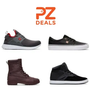 Extra 40% off already discounted men's & women's shoes from DC Shoes
